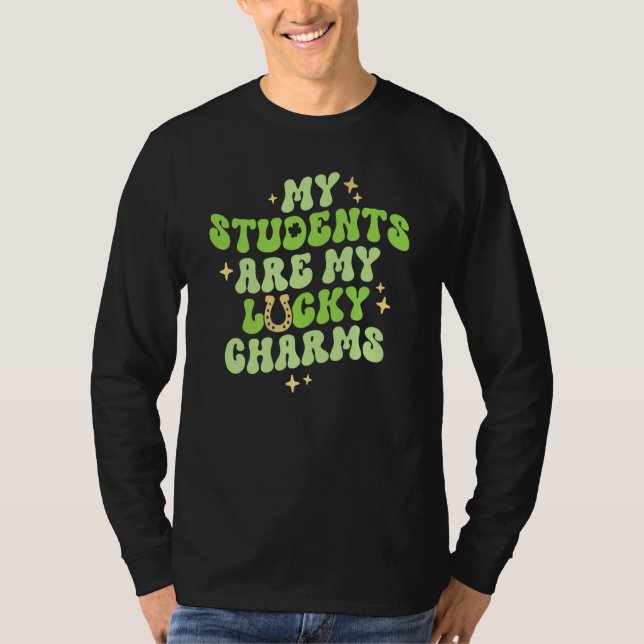 Camiseta My Students Are My Lucky Charms Teacher St Patrick (Frente)
