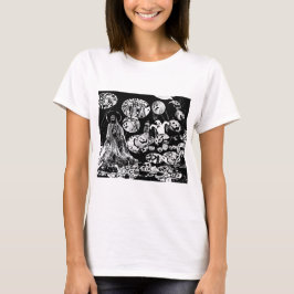 Camiseta My super haloween (Black and White Art)