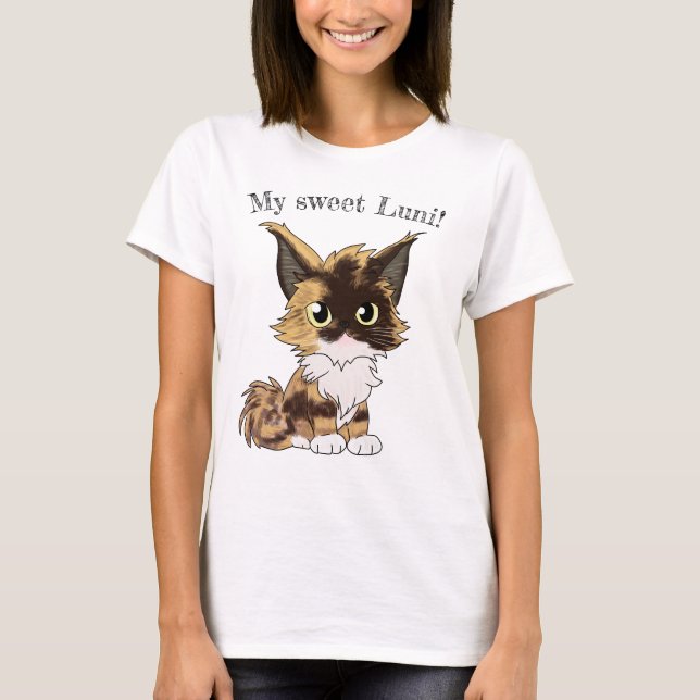 Camiseta My sweet cat (Frente)