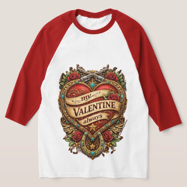 Camiseta My valentine  (Postura )