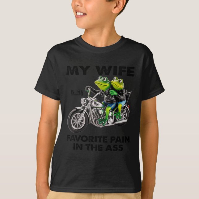 Camiseta My Wife Is My Favorite Pain In The Frog  (Frente)