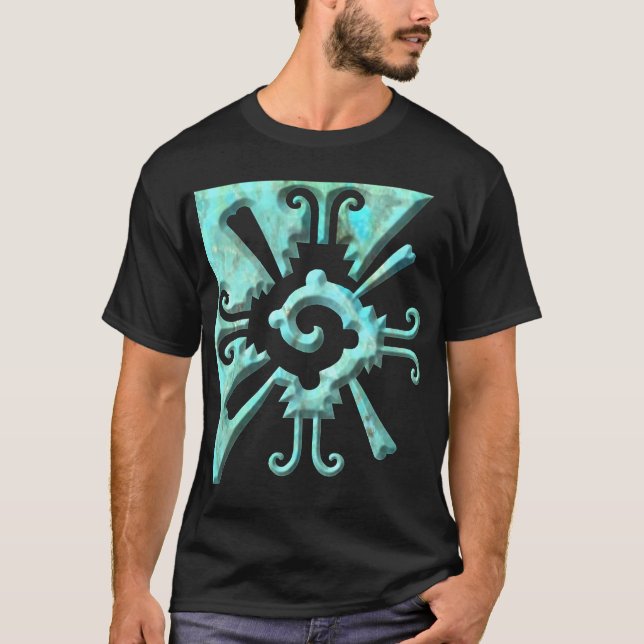 Camiseta Myan Hunab Ku - turquesa (Frente)