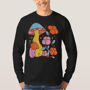 Camiseta Mycologia Cogumelos Mágicos Coloridos Para Hippies