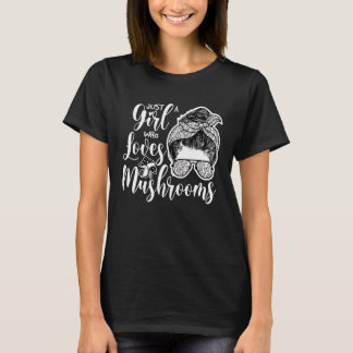 Camiseta Mycology Mushroom Apenas Uma Menina Que Ama Cogume