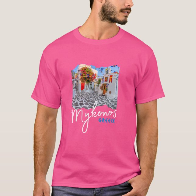 Camiseta Mykonos Grécia Mykonos (Frente)