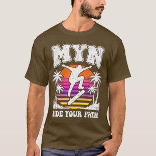 CAMISETA MYN // RIDE YOUR PATH RETRO SKATE TEE