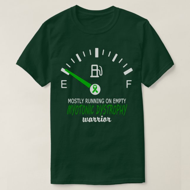 CAMISETA MYOTONIC DYSTROPHY WARRIOR PRINCIPALMENTE EMPREGAD (Frente do Design)