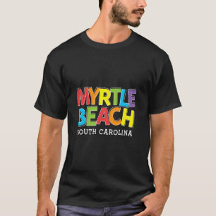 Camiseta Myrtle Beach Carolina do Sul Meninos Meninas Crian
