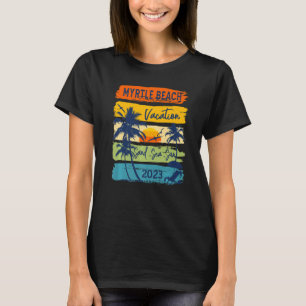 Camiseta Myrtle Beach Carolina Vacation 2023 Family Group S