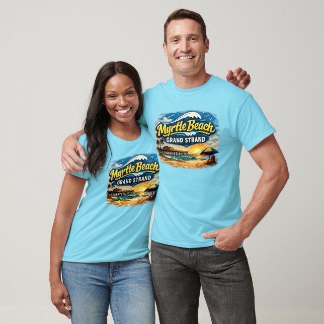 Camiseta MYRTLE BEACH GRAND STRAND (Unissex)