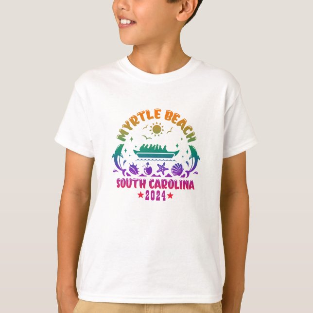Camiseta Myrtle Beach Magia - Aventuras na Carolina do Sul (Frente)