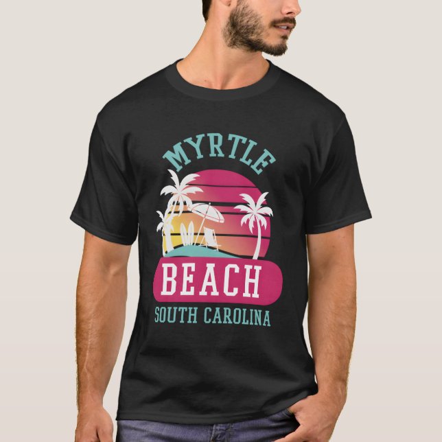 Camiseta Myrtle Beach S Sc Beaches (Frente)