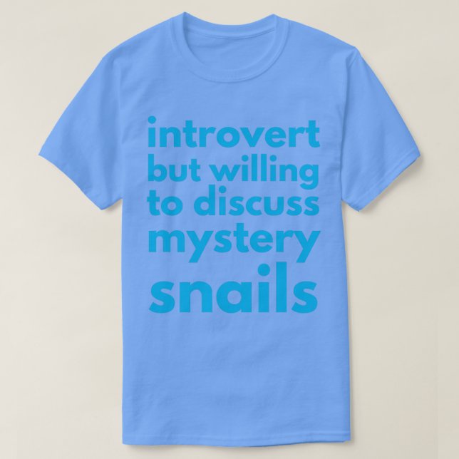 Camiseta Mystery Snails (Frente do Design)
