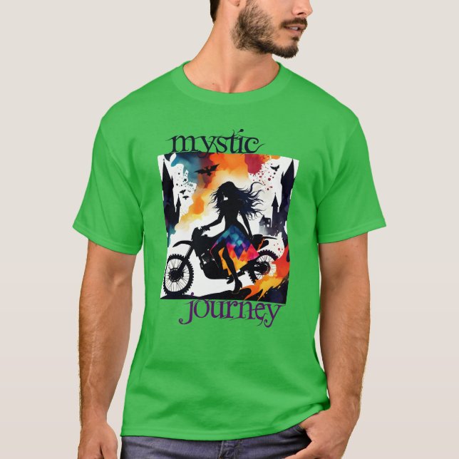 Camiseta Mystic Biker's Journey (Frente)