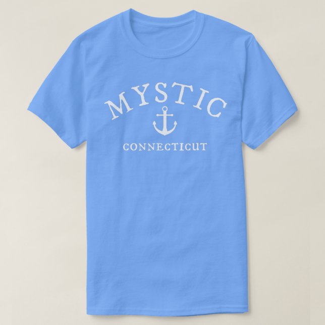 Camiseta Mystic Connecticut  Sea Town  more colors  (Frente do Design)
