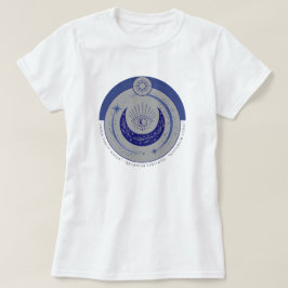Camiseta Mystic Eye & Crescent Moon - Símbolo oculto latino