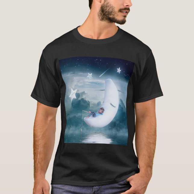 Camiseta Mystic Moon Night Sky (Frente)