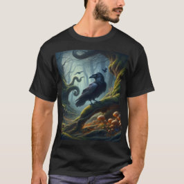 Camiseta Mystic Raven Forest Hues