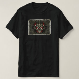Camiseta Mystic Rune Pumpkin Skull   APENAS PRETO