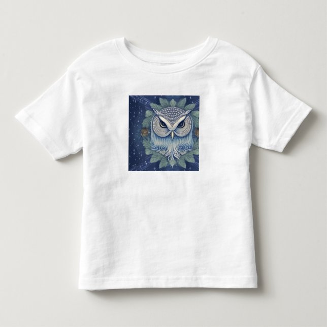 Camiseta Mystical Fantasy Forest Owl (Frente)