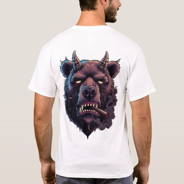 Camiseta Mystical Horned Bear (Verso)