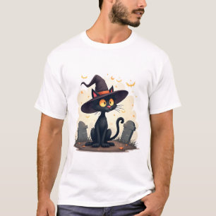 Camiseta Mystical Mishead: O Gato Negro Encantado