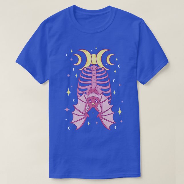 Camiseta Mystical Witch Bat Esoteric Magic Night Halloween2 (Frente do Design)