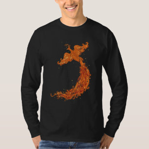 Camiseta Mythology Flying Mythical Fire Bird (distrito de P