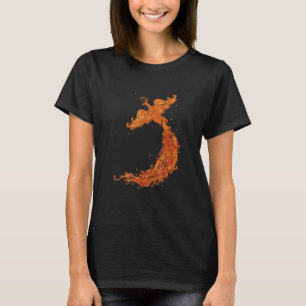 Camiseta Mythology Flying Mythical Fire Bird (distrito de P