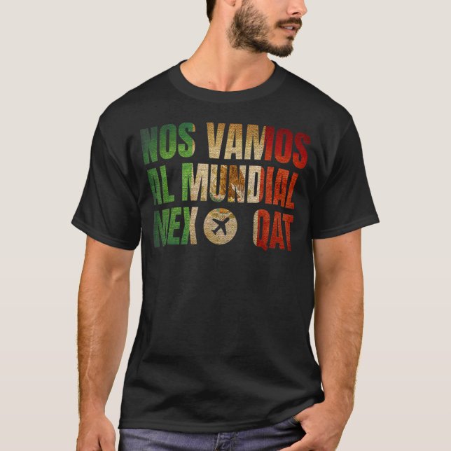 Camiseta N.ºs Vamos Al Mundial México Retroativo (Frente)