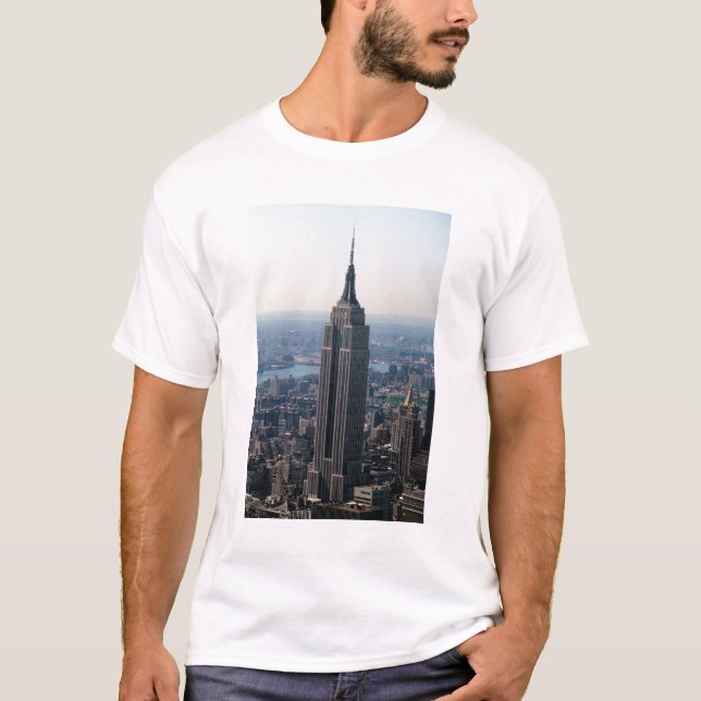 Camiseta N.A., EUA, Nova York, Nova Iorque. O Império (Frente)