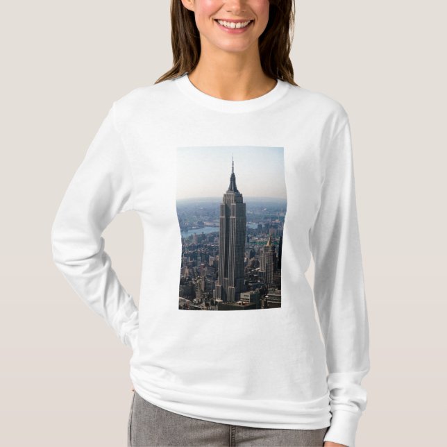 Camiseta N.A., EUA, Nova York, Nova Iorque. O Império (Frente)
