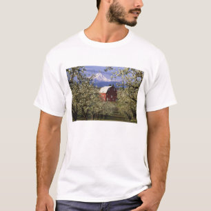 Camiseta N.A., EUA, Oregon, Condado de Hood River. Vermelho