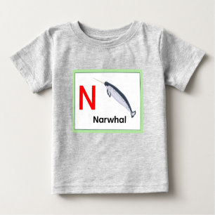Camiseta N é para Narwhal