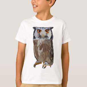Camiseta N é para Norte Coruja Branca
