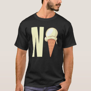 Camiseta N Ice Nice Piada N Sorvete Word Memória