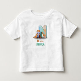 Camiseta N is for Nora - Personalized Toddler Tee
