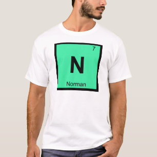 Camiseta N - Norman Oklahoma Química Tabela Periódica