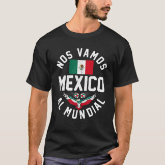 Camiseta N Vamos Al Mundial México Bandeira Futebol M