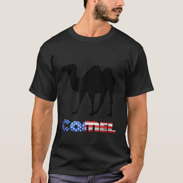 Camiseta Na Bandeira Americana (Frente)