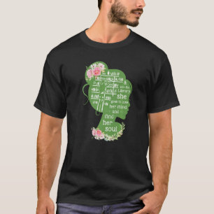 Camiseta Na Biblioteca Que Ela Vai Perder A Mente E Desapar