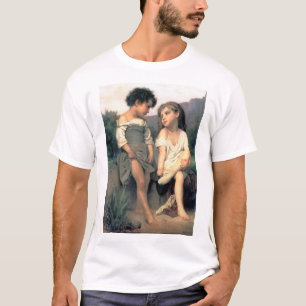 Camiseta Na borda do Brook, Bouguereau