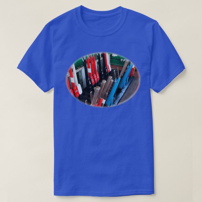 Camiseta na caixa de sinalização (Frente do Design)