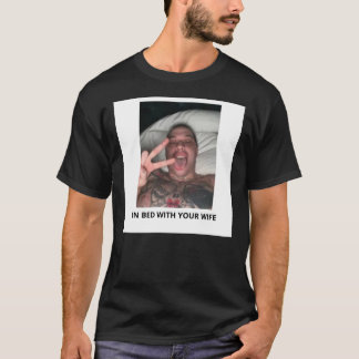 Camiseta Na cama com sua esposa Pete Davidson Chiffon no to