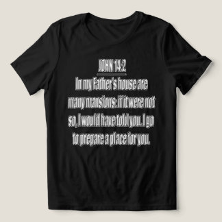 Camiseta Na Casa de Meu Pai João 14 2 KJV