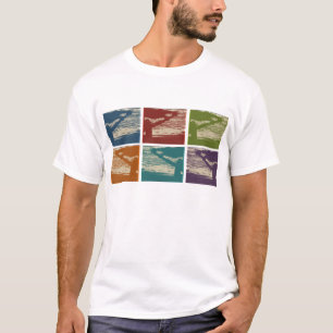 Camiseta Na cor do enfileiramento