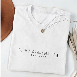 Camiseta Na Era da Minha Avó Presente para Avó