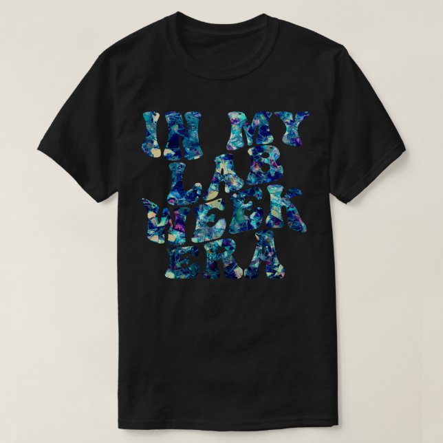 Camiseta Na Era Da Semana Do Laboratório (Frente do Design)