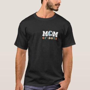 Camiseta Na Era do Futebol e Volei da Minha Mãe 2 Lados Fr