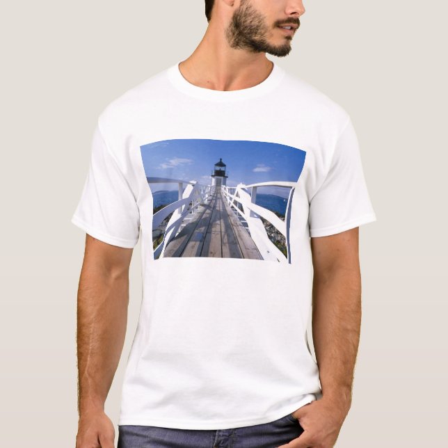 Camiseta NA, EUA, Maine, Port Clyde.  Ponto Marshall 2 (Frente)